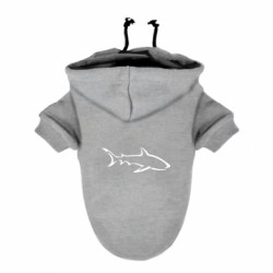 Худі для собаки Shark minimalism - FATLINE Худі для собаки Shark minimalism