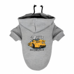 Худи для собаки токио_дрифт_жолтий - FATLINE Худи для собаки токио_дрифт_жолтий