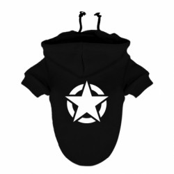 Худі для собаки Зірка Капітана Америки - FATLINE Худі для собаки Зірка Капітана Америки