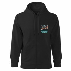 Худи на молнии унисекс BOMBARDIRO CROCODILO - FATLINE Худи на молнии унисекс BOMBARDIRO CROCODILO