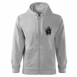 Худи на молнии унисекс