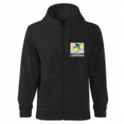 Худі на блискавці унісекс Фруктовий магазин лимони - FATLINE Худі на блискавці унісекс Фруктовий магазин лимони