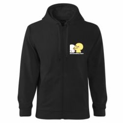 Худи на молнии унисекс Хочется кому-то у**ать - FATLINE Худи на молнии унисекс Хочется кому-то у**ать