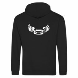 Худи на молнии унисекс Infiniti wings - FATLINE Худи на молнии унисекс Infiniti wings