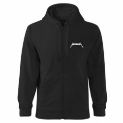Худи на молнии унисекс Logo Metallica - FATLINE Худи на молнии унисекс Logo Metallica