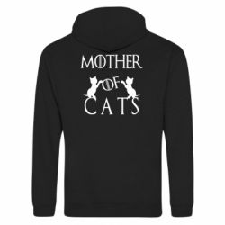 Худи на молнии унисекс Mother of cats1 - FATLINE Худи на молнии унисекс Mother of cats1