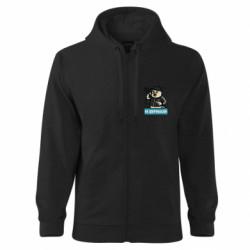 Худи на молнии унисекс Не чирикай! - FATLINE Худи на молнии унисекс Не чирикай!