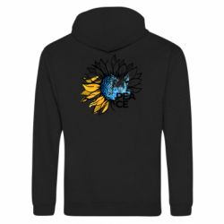 Худи на молнии унисекс Peace (мир) - FATLINE Худи на молнии унисекс Peace (мир)