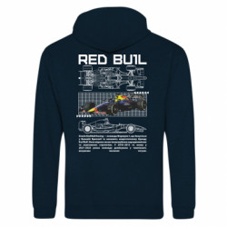 Худи на молнии унисекс Red Bull Racing - FATLINE Худи на молнии унисекс Red Bull Racing