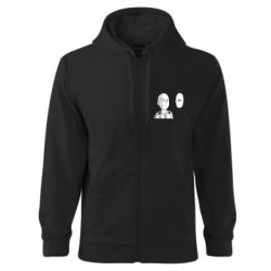 Худи на молнии унисекс Saitama ok - FATLINE Худи на молнии унисекс Saitama ok