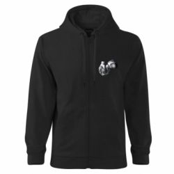 Худи на молнии унисекс Universal bong - FATLINE Худи на молнии унисекс Universal bong