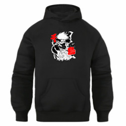 Худи оверсайз Chidori Kakashi - FATLINE Худи оверсайз Chidori Kakashi