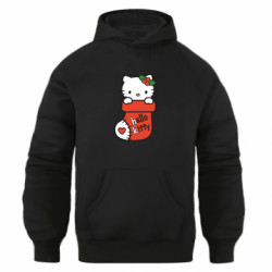 Худи оверсайз Christmas Hello Kitty - FATLINE Худи оверсайз Christmas Hello Kitty