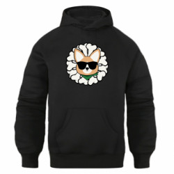 Худі оверсайз Corgi and bones - FATLINE Худі оверсайз Corgi and bones