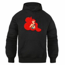 Худи оверсайз Disney Ariel Portrait - FATLINE Худи оверсайз Disney Ariel Portrait