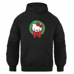 Худи оверсайз Hello Kitty Merry Christmas - FATLINE Худи оверсайз Hello Kitty Merry Christmas