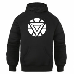 Худи оверсайз Iron Man Heart - FATLINE Худи оверсайз Iron Man Heart