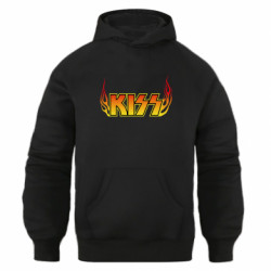Худі оверсайз KISS fire