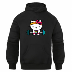 Худи оверсайз Kitty`s GYM - FATLINE Худи оверсайз Kitty`s GYM