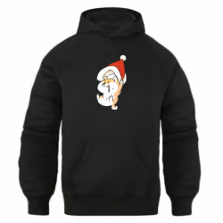 Худі оверсайз Коргі з капелюшком Санти - FATLINE Худі оверсайз Коргі з капелюшком Санти