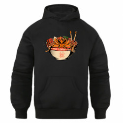 Худи оверсайз Kurama in ramen - FATLINE Худи оверсайз Kurama in ramen