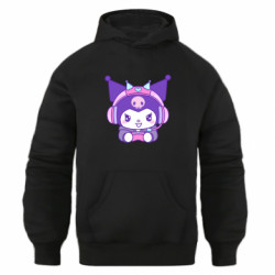 Худи оверсайз Kuromi Cute Gamer - FATLINE Худи оверсайз Kuromi Cute Gamer