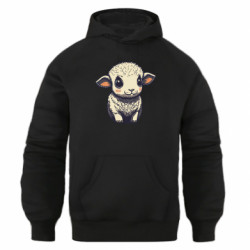 Худи оверсайз Маленькая овца - FATLINE Худи оверсайз Маленькая овца