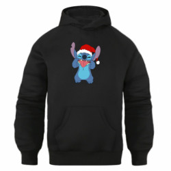 Худи оверсайз Новогодний Стич - FATLINE Худи оверсайз Новогодний Стич