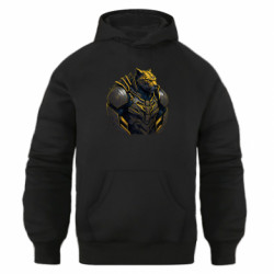 Худи оверсайз Пантера зверобот-трансформер - FATLINE Худи оверсайз Пантера зверобот-трансформер