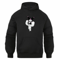 Худи оверсайз Powerfull Kuromi - FATLINE Худи оверсайз Powerfull Kuromi