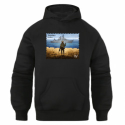 Худи оверсайз русский корабль иди на@ - FATLINE Худи оверсайз русский корабль иди на@