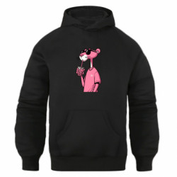 Худі оверсайз Рожева пантера Bubble Tea - FATLINE Худі оверсайз Рожева пантера Bubble Tea