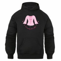 Худи оверсайз Розовая женская блузка - FATLINE Худи оверсайз Розовая женская блузка