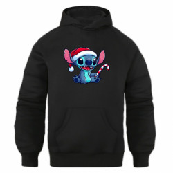 Худи оверсайз Stitch Santa - FATLINE Худи оверсайз Stitch Santa