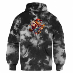 Худи оверсайз тай-дай FATLINE