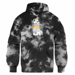 Худи оверсайз тай-дай FATLINE