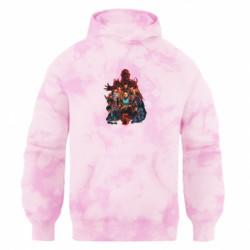 Худи оверсайз тай-дай FATLINE