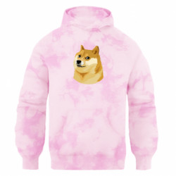 Худі оверсайз тай-дай FATLINE Doge
