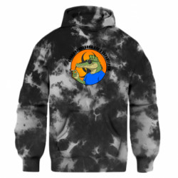 Худи оверсайз тай-дай FATLINE хладнокровный, но с характером