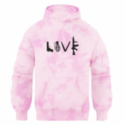 Худи оверсайз тай-дай FATLINE