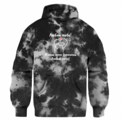 Худі оверсайз тай-дай FATLINE