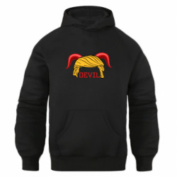 Худі оверсайз Трамп,чорт - FATLINE Худі оверсайз Трамп,чорт