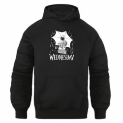 Худи оверсайз Венздей Вдамс и зонт - FATLINE Худи оверсайз Венздей Вдамс и зонт