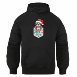 Худи оверсайз С Новым. Годом - FATLINE Худи оверсайз С Новым. Годом