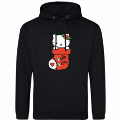 Худи облегченное Christmas Hello Kitty - FATLINE Худи облегченное Christmas Hello Kitty