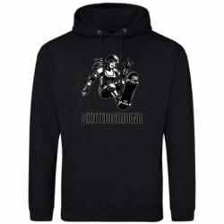 Худі полегшене Дівчина на скейтборді - FATLINE Худі полегшене Дівчина на скейтборді