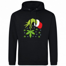 Худи облегченное Гринч с листочком - FATLINE Худи облегченное Гринч с листочком