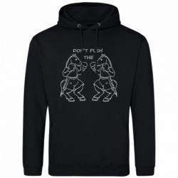 Худі полегшене Коні-боксери don't push the horses - FATLINE Худі полегшене Коні-боксери don't push the horses