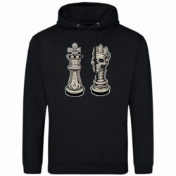 Худи облегченное Король и ферзя - FATLINE Худи облегченное Король и ферзя