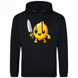 Худі полегшене Лимон з ножем - FATLINE Худі полегшене Лимон з ножем